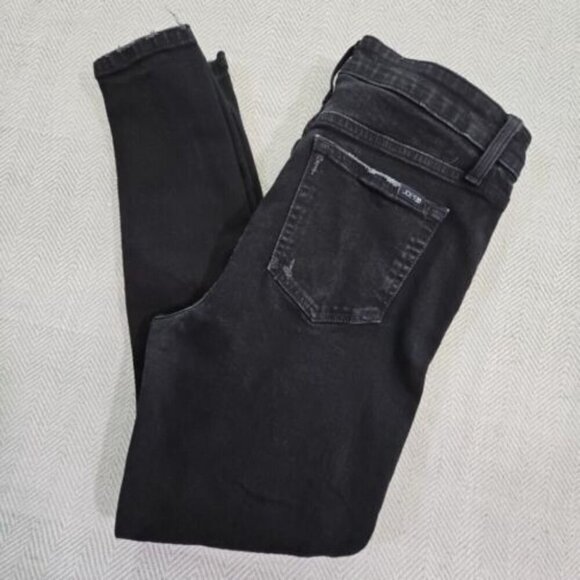 Joe's Jeans Women's Donella Ankle Jeans Size 31 Black Factory Distressed - Picture 9 of 16